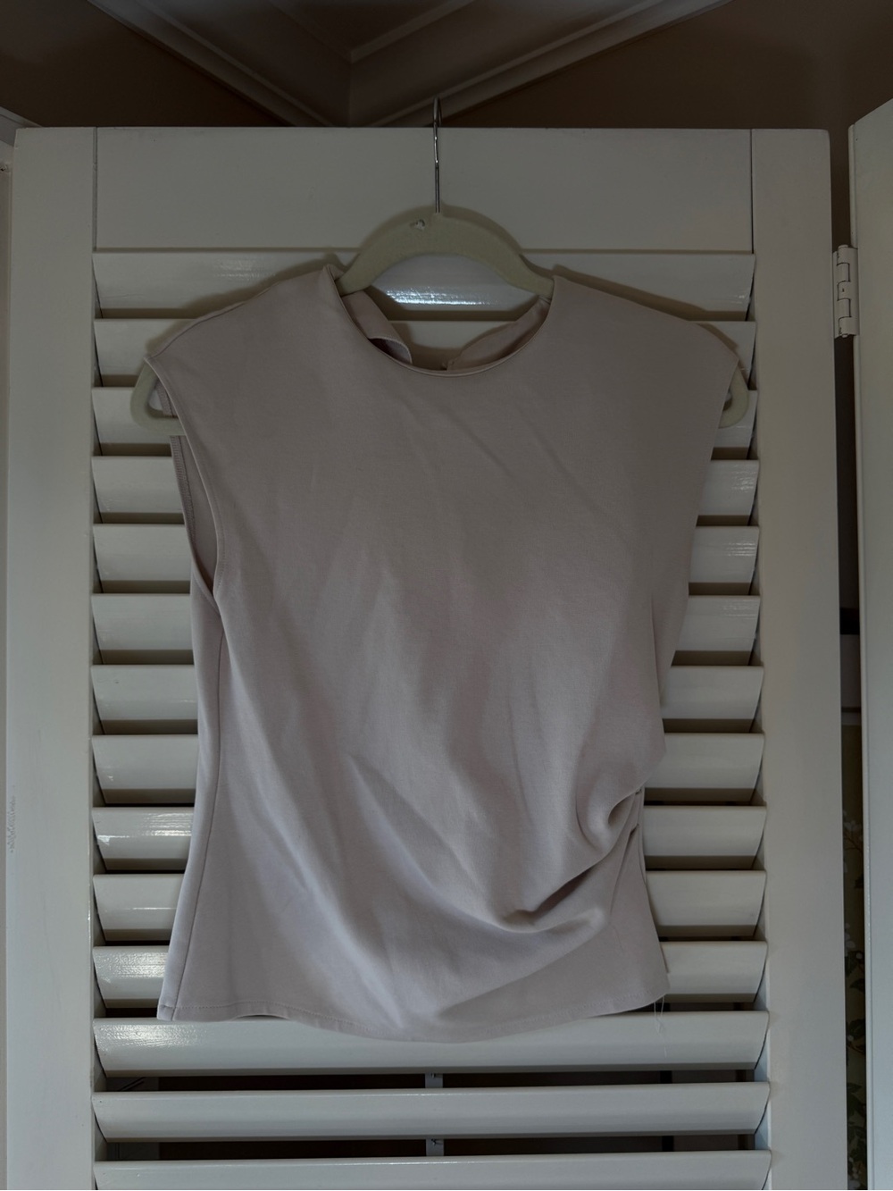 Zara Tank in Light Taupe